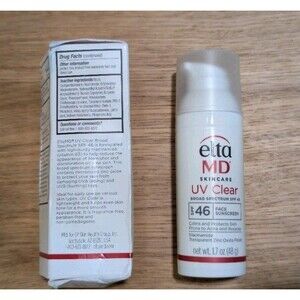 EltaMD UV Clear Facial Sunscreen Broad Spectrum SPF 46 Zinc 1.7 oz Exp 1/2028
